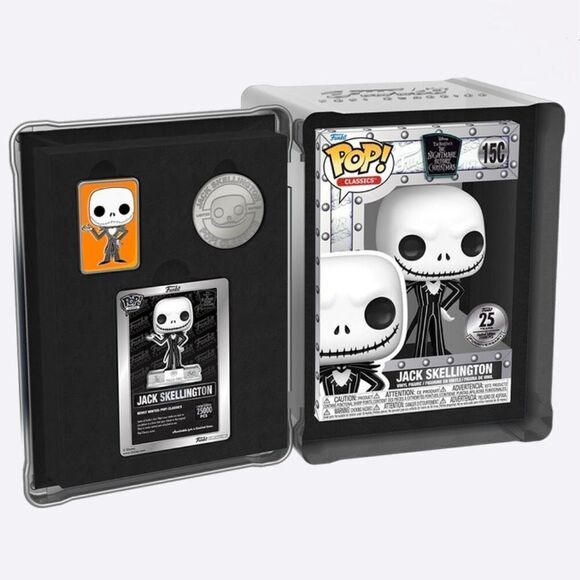 Funko POP! Classics NBC Jack Skellington 15C FUNKO 25TH Anniversary NWT - Picture 3 of 10